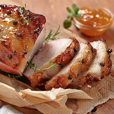 Ham with Beer and Maple Syrup