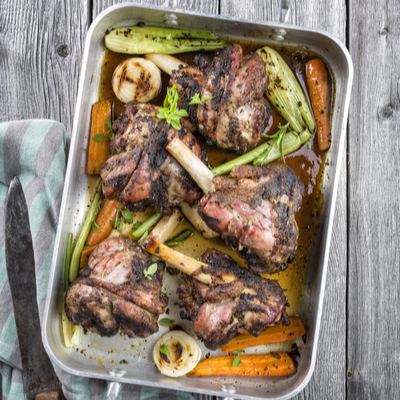 Braised Lamb Shanks with Fennel