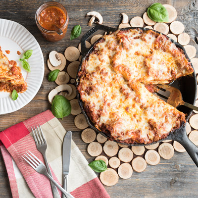 Smoked Skillet Lasagna