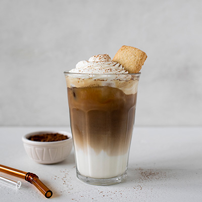Latte Glacé à la Façon Tiramisu