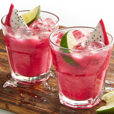 Tropical dragon fruit lemonade