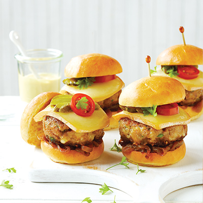 Mini Burgers à la raclette