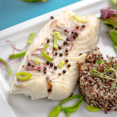 Cod with Leeks and Oranges