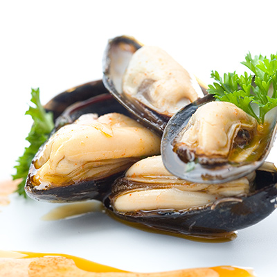 Moules à la méthode escabèche, et paprika fort