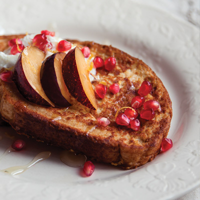French Toast with Coconut Ricotta