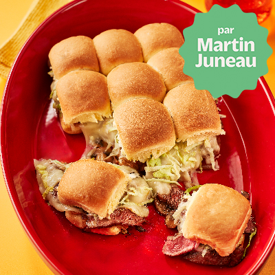 Stuffed Hawaiian bread, Philly Cheesesteak style