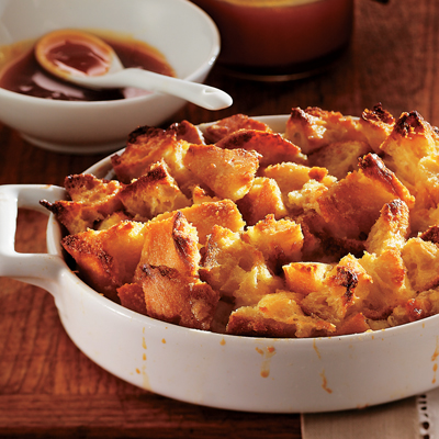 Maple and Pecan Bread Pudding