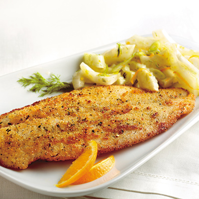 Bocourti with Fennel Salad