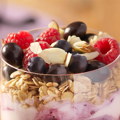 Dark Chocolate and Granola Yogurt Parfait