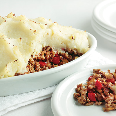 Pork Cottage Pie with Parsnip-Potato Mash