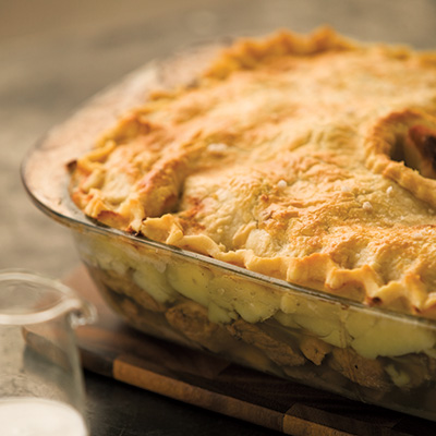Traditional Layered Meat Pie