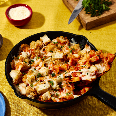 Chicken Parm Pasta Bake