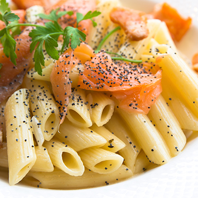 Pennine with Smoked Salmon and Green Beans