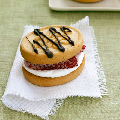 Frozen Strawberry Shortcake Treats