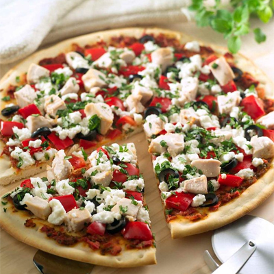 Chicken Pesto Pizza