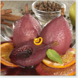 Pears in Red Wine