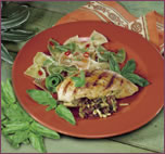Chicken Breast Stuffed with Pesto and Dried Fruits