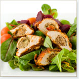 Cheese and Pesto Stuffed Chicken Breasts