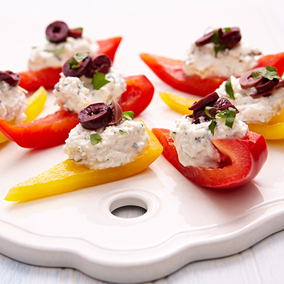 Feta Pepper Boats
