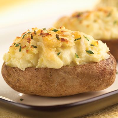 Stuffed potatoes Caesar
