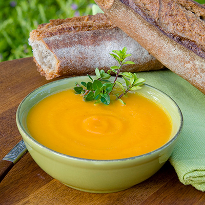 Orange-Flavoured Carrot Soup 
