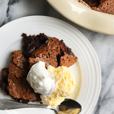 Pouding façon brownie