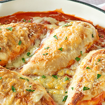 Easy Skillet Chicken Parmesan