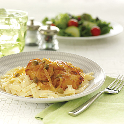 Lemon Chicken Parmesan Pasta