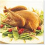 Poulet de Cornouailles au porto, érable et canneberges