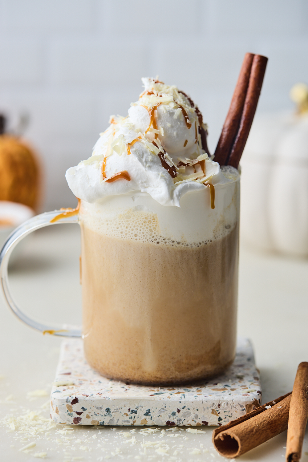 White Chocolate Pumpkin Spice Latte