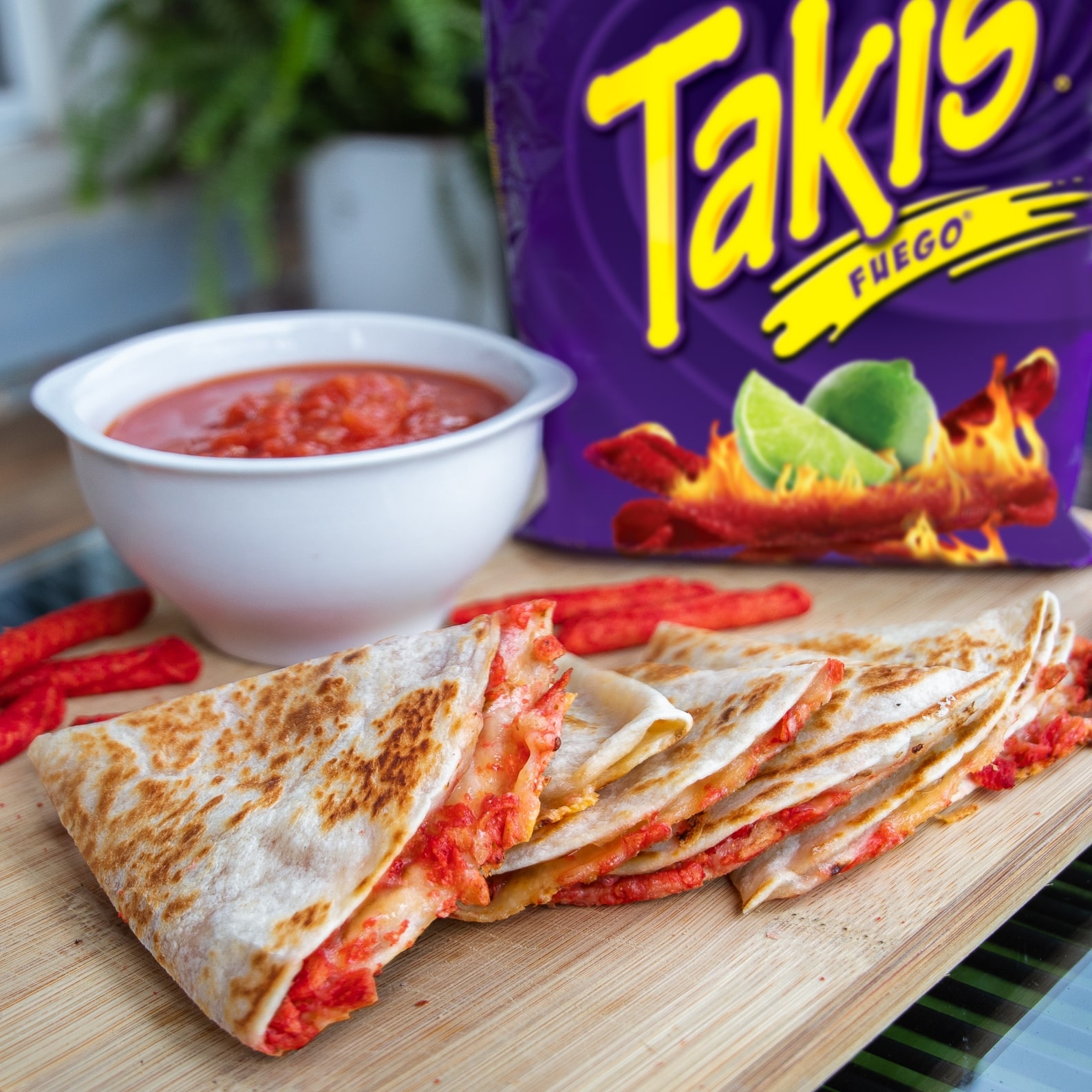 Takis® Spicy Crunch Quesadilla