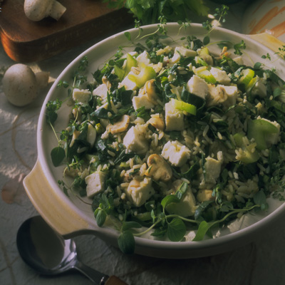 Spinach and Feta Rice