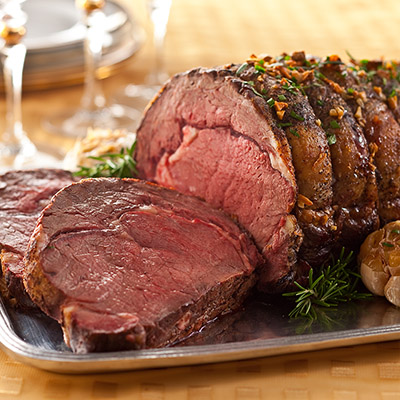 Rib Roast With Espresso Rub