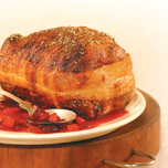 Roast Pork with Pears and Cranberries