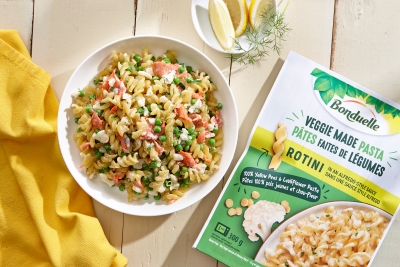 Rotini au saumon fumé
