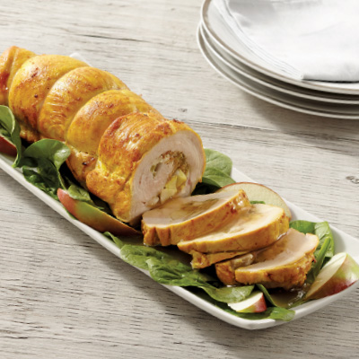 Rolled Apple-Stuffed Turkey Breast