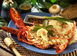 Salade de cantaloup et de homard