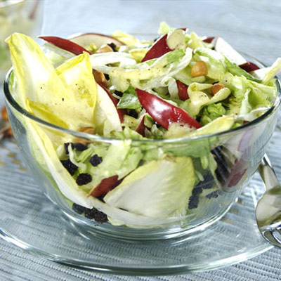 Apple-endive Salad with Toasted Hazelnut Dressing