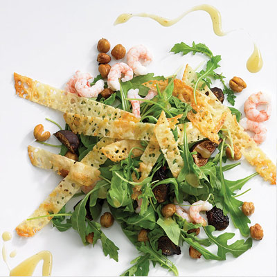 Nordic Shrimp Salad with Havarti Cheese and Roasted Chickpeas