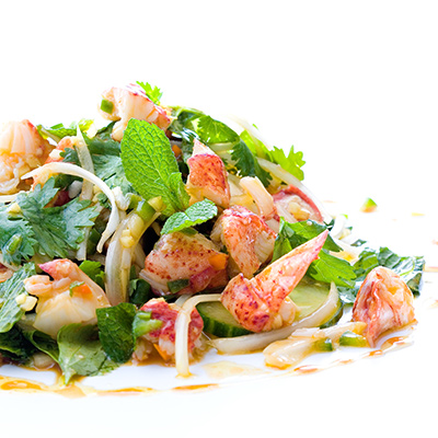 Lobster Salad with Asian Dressing