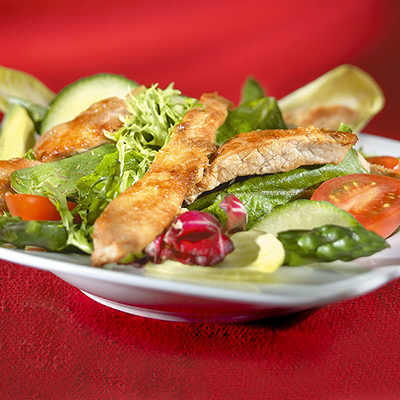 Pork Salad with Mustard