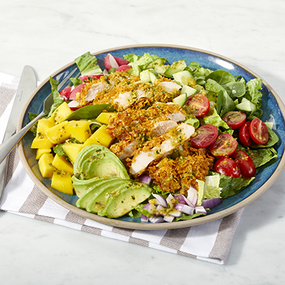 Salade de poulet à la mangue et à la coriandre