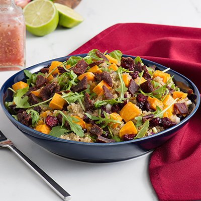 Quinoa and sweet potato salad