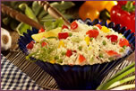 Rice Salad with Pollock