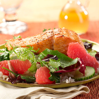 Grapefruit and Salmon Salads Grapefruit and Salmon Salad