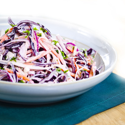 Warm Cabbage and Turkey Salad