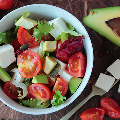 Tricolour Salad with Sir Laurier d'Arthabaska Cheese