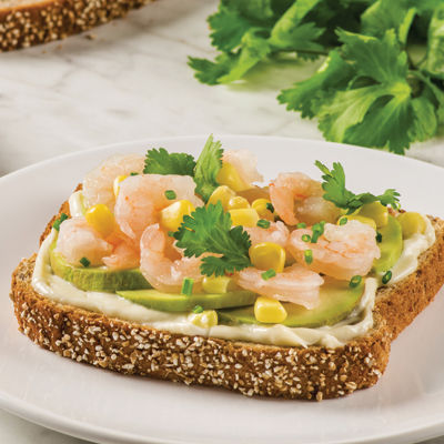 Shrimp, Avocado and Cilantro Sandwiches