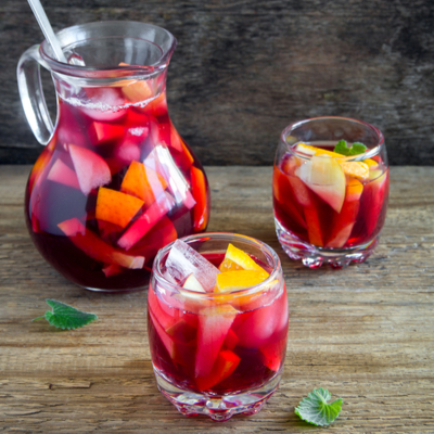 Spice Islands Sangria (with alcohol)