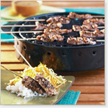 Quebec Milk-Fed Veal Satay with Peanut Sauce